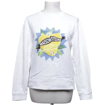 Sweatshirt (Blanc, Multicolore) de Maison Kitsuné Coton