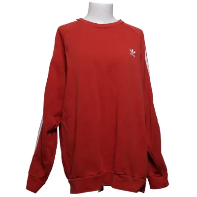 Collegetröja (Röd) från Adidas Originals Bomull, Elastan, Återvunnen polyester