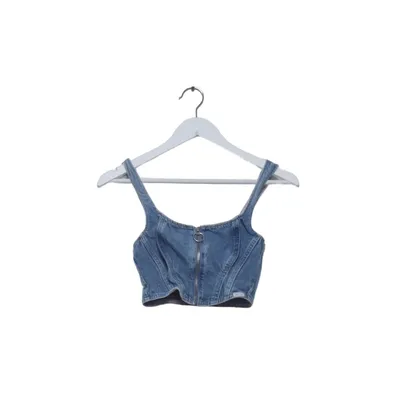 Crop top (Blauw) van Lee x H&M Katoen