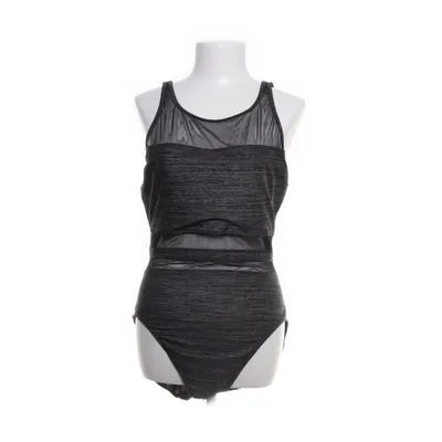 Maillot de bain une pièce (Gris, Noir) Nylon, Polyester