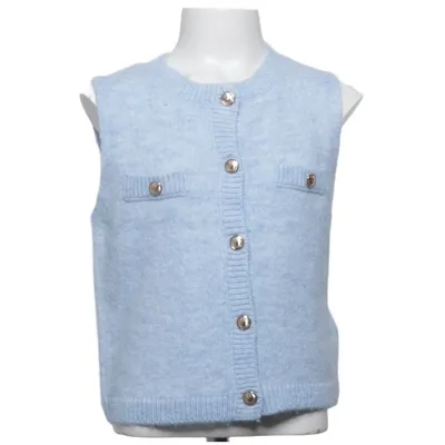 Väst (Blå) från Gina Tricot Akryl, Återvunnen polyester, Ull