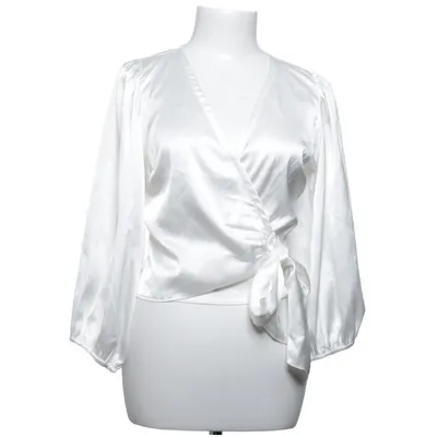 Omlottblus (Vit) från Abercrombie & Fitch Elastan, Polyester
