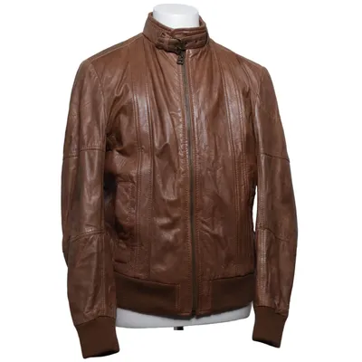 Läderjacka (Brun) från Matinique Skinn, Polyester