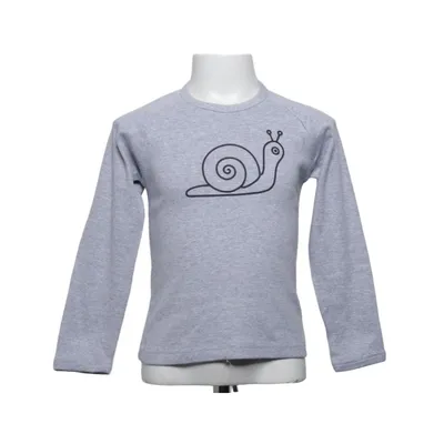 Långärmad t-shirt (Grå) från Ej Sikke Lej Bomull