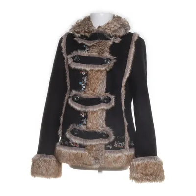Shearling jas (Zwart, Meerkleurig) van Desigual Polyester, Acryl