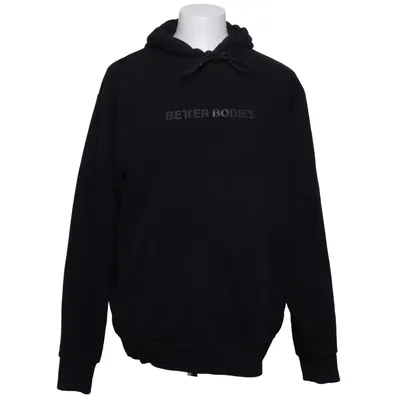 Kapuzenpullover (Schwarz) von Better Bodies Baumwolle, Polyester