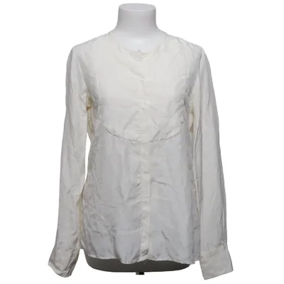 Blouse (Blanc) de Zara Woman Studio Soie