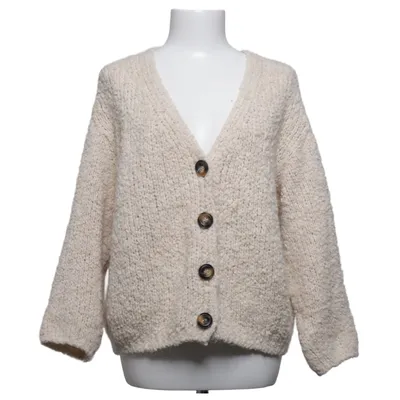 Cardigan (Beige) from Sarah Acrylic, Alpaca wool, Polyester, Viscose