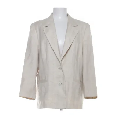 Blazer (Beige) de Hergestelit Coton, Lin, Polyester, Soie, Viscose, Laine