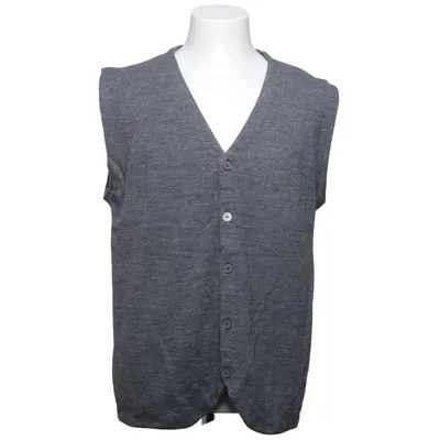 Vest (Gray) from Pre End Polyester, Wool