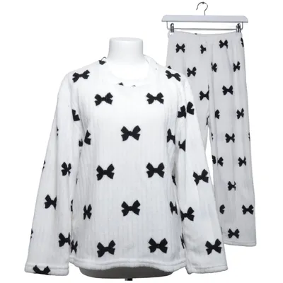 Pyjama (Wit, Zwart) Polyester