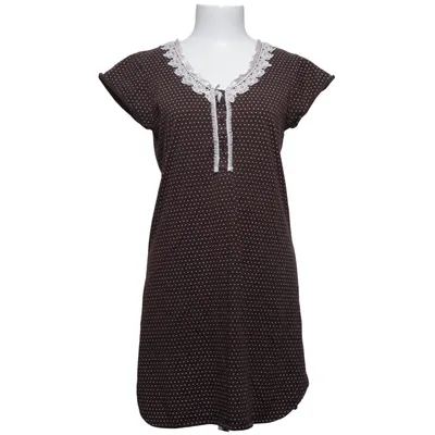 Nightgown (Brown, White) from MyWear Cotton, Polyester