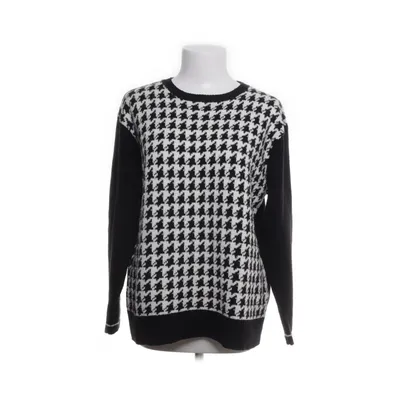 Sweater (Black, White) from Bluhm Acrylic, Cotton, Wool, Polyamide