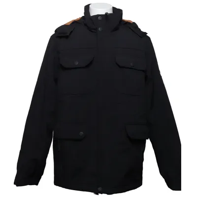 Vinterfrakke (Sort) fra Polarino Elastan, Polyester