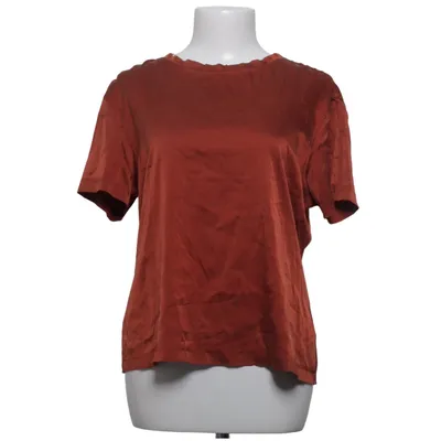 T-shirt (Braun) von Silk Collection Elasthan, Seide