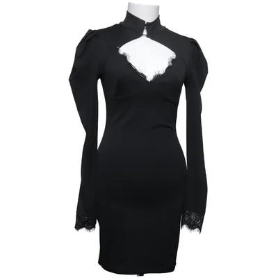 Dress (Black) Elastane, Polyester