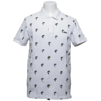 Poloshirt (Jean-Michel Tixier) van Lacoste x Jean-Michel Tixier Katoen, Elastaan