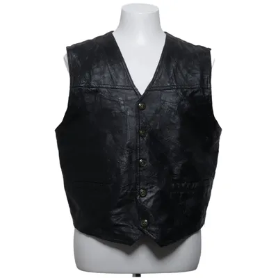 Gilet en cuir (Noir) Cuir, Polyester