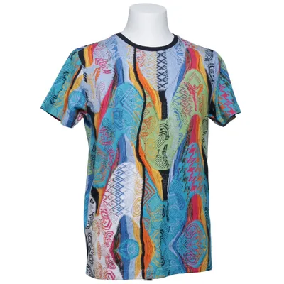 T-shirt (Blue, Multicolored) from Carlo Colucci Cotton, Elastane