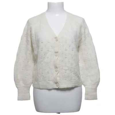 Cardigan (Wit) van La Maille Sézane Elastaan, Mohair, Polyamide, Wol