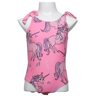 Badeanzug (Pink, Mehrfarbig) von Next Elasthan, Recyceltes Polyester