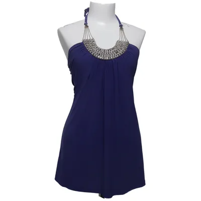 Halterneck top (Blå) fra Tentation Elastan, Polyester