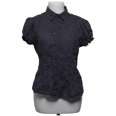Short sleeve shirt (Blue, White) from Flash Cotton