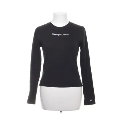 T-shirt à manches longues (Noir) de Tommy Hilfiger Jeans Coton