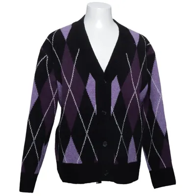 Cardigan (Black, Purple, White) from H&M Acrylic, Elastane, Polyester, Wool