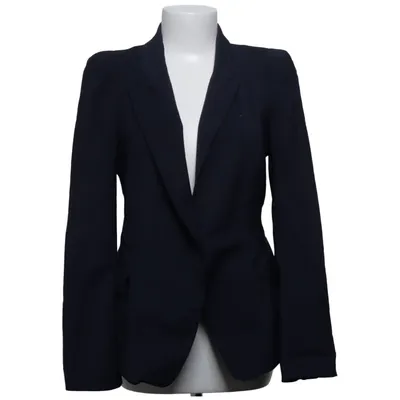 Blazer (Bleu) de Zara Woman Coton, Polyester, Viscose, Laine