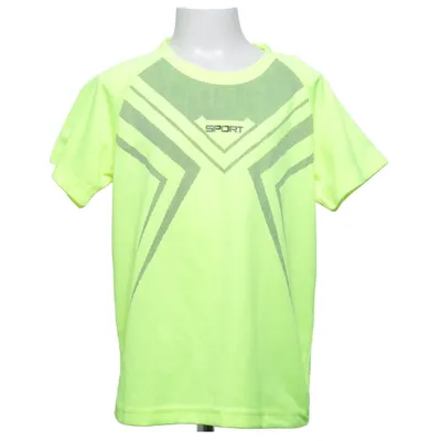 T-shirt (Yellow, Gray) from Fashion Sport Polyester