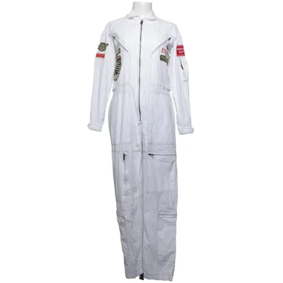 Jumpsuit (Weiß, Mehrfarbig) von Aeronautica Militare Baumwolle, Elasthan
