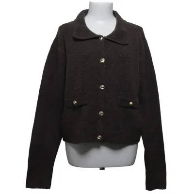 Cardigan (Brown) from Golden Days Acrylic, Elastane, Viscose, Wool