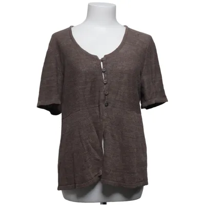 Cardigan (Brown) from Ann Linderhjelm Cotton, Linen