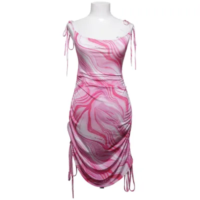 Klänning (Drapy Print Dress) från NLY One Elastan, Polyester