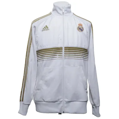 Sports jacket (White, Gold) from Adidas Polyester