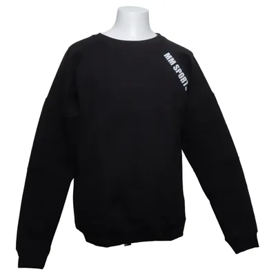 Sweatshirt (Noir) de MM Sports Coton, Polyester