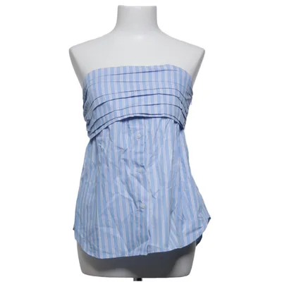 Tube top (Blue, White) from Zara