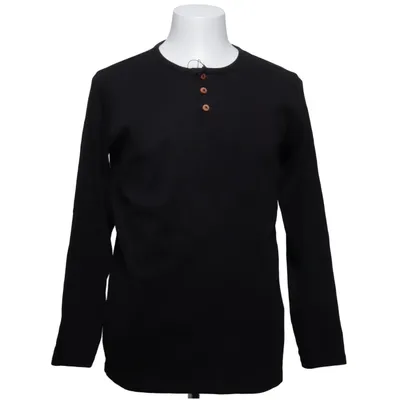Henley shirt (Black) from EP Collection Cotton, Elastane