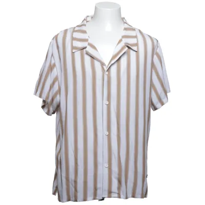 Korte mouwen shirt (Bruin, Wit) van Boss Viscose