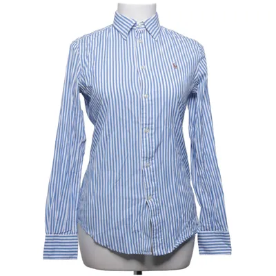 Chemise (Bleu, Blanc) de Polo Ralph Lauren Coton, Élasthane, Polyamide