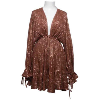 Kjole (Brun) fra ASOS Design Elastan, Polyester