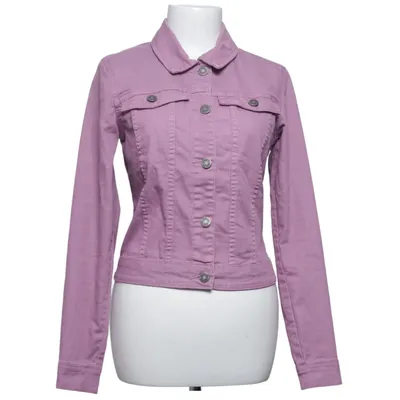 Denimjakke (Lilla) fra Noisy May Bomuld, Elastan, Polyester
