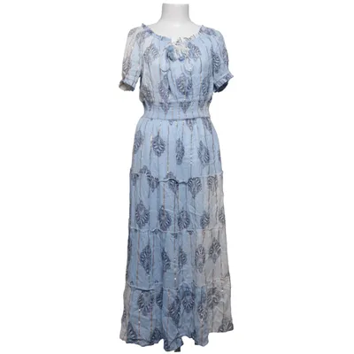 Robe longue (Bleu, Blanc) de Orion London Viscose