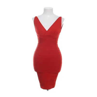 Cocktailklänning (Röd) Elastan, Polyamid, Viskos