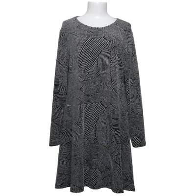 Robe (Noir, Argent) de Blue Vanilla Élasthane, Fibre métallique, Polyamide