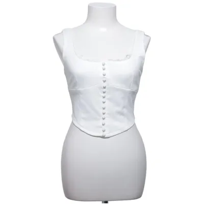 Tanktop (Wit) Elastaan, Polyester