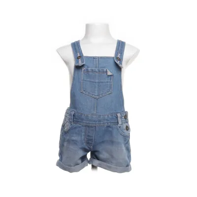 Dungaree shorts (Blue) from George Cotton, Polyester