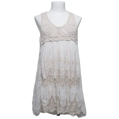 Beach dress (White, Beige) from Made in italy Silk, Viscose