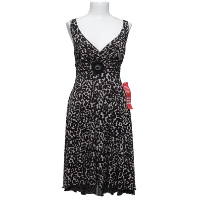Dress (Beige, Black) from Enfocus Studio Elastane, Polyester